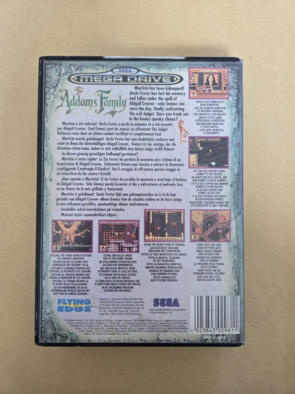 The Addams Family Sega Megadrive Complete