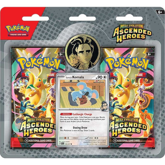 Pokemon TCG Ascended Heroes 2 pack Blister (Pre Order)