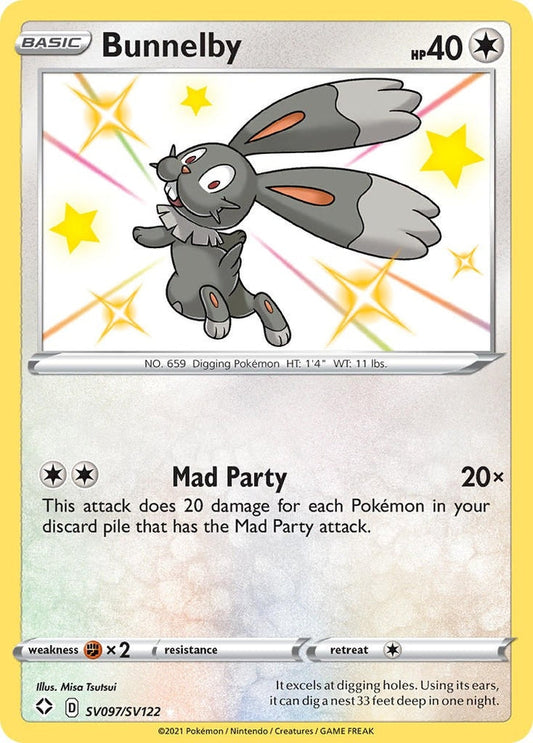 Bunnelby SV097/SV122 Shining Fates