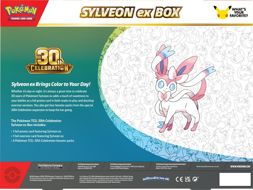 Pokemon TCG 30th Celebration EX Box (Pre Order)