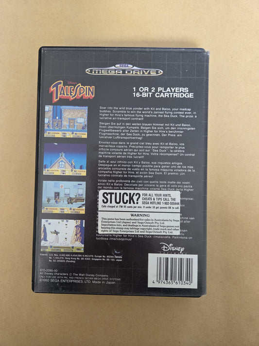 Disney's TaleSpin Sega Mega Drive