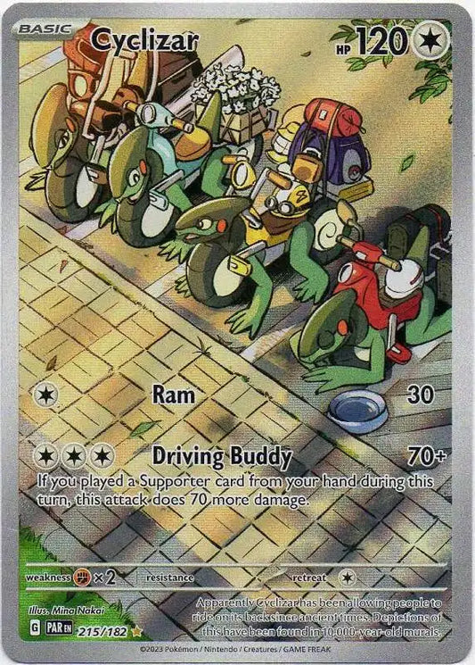 Cyclizar 215/182 Illustration Rare Scarlet & Violet Paradox Rift