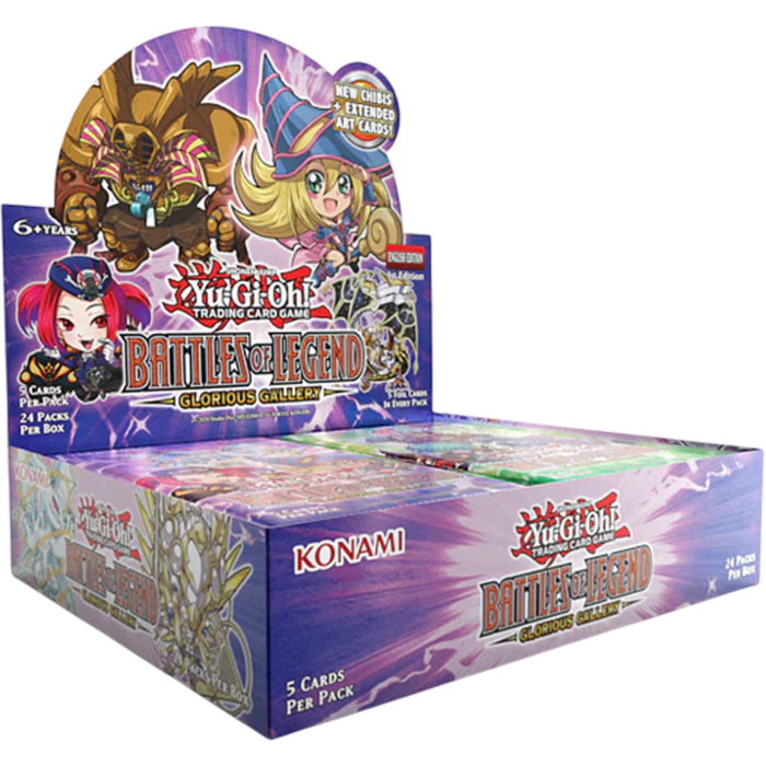 YuGiOh Battles of Legend Glorious Gallery Booster SEALED Box