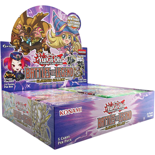 YuGiOh Battles of Legend Glorious Gallery Booster SEALED Box [24 Boosters]