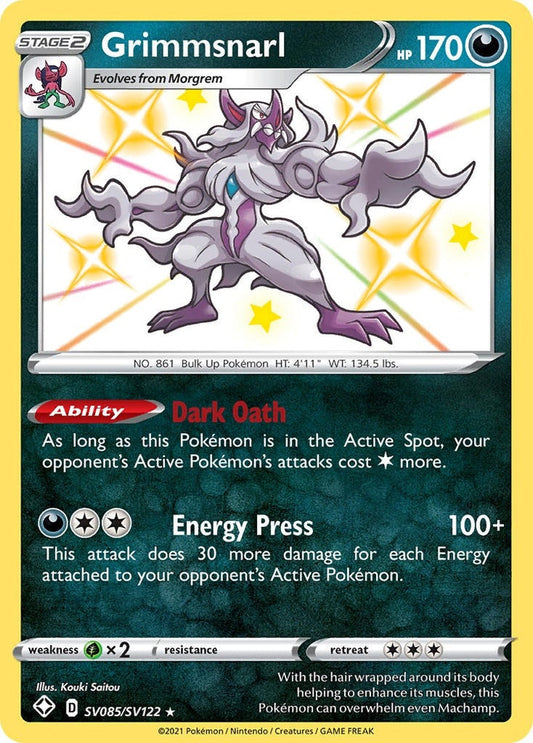 Grimmsnarl SV085/SV122 Shining Fates