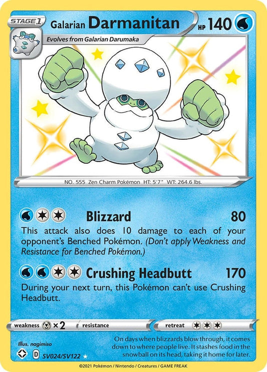 Galarian Darmanitan SV024/SV122 Shining Fates