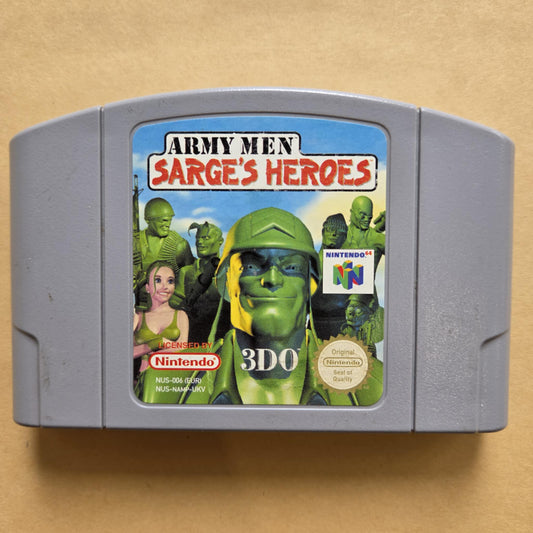 Army Men Sarge’s Heroes – PAL N64 Nintendo 64