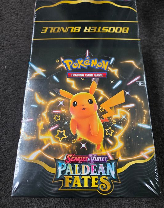 Pokemon TCG Scarlet & Violet 4.5 Paldean Fates Booster Bundle Sealed Display (10 Booster Bundles)