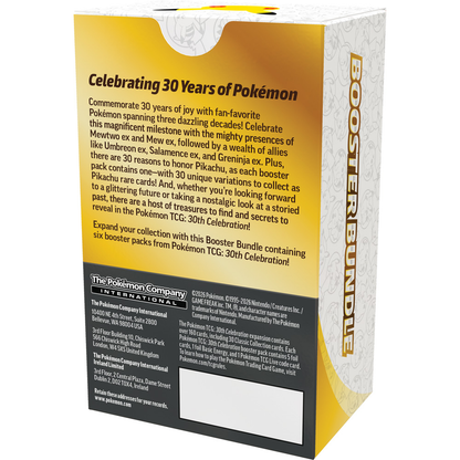 Pokemon TCG 30th Celebration Booster Bundle (PRE ORDER)