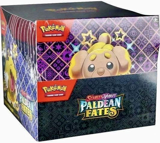 POKEMON TCG Paldean Fates Tech Sticker Collection SEALED Display BOX