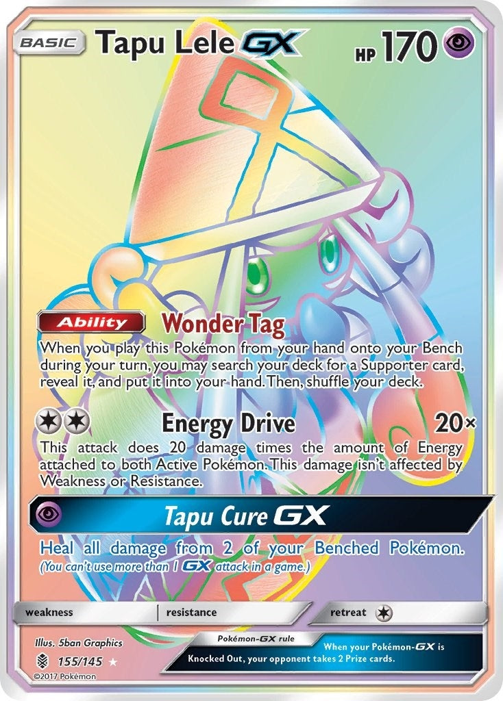 Tapu Lele GX (Secret) (155/145) (SM - Guardians Rising)