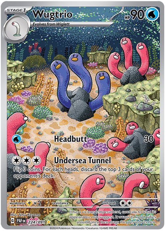 Wugtrio (224/091) [Scarlet & Violet: Paldean Fates]