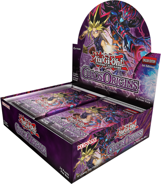 YuGiOh Chaos Origins Booster SEALED Box [24 Boosters] [Pre Order]