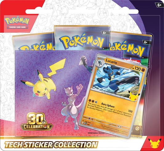 Pokemon TCG 30th Celebration Tech Sticker Blister (PRE ORDER)