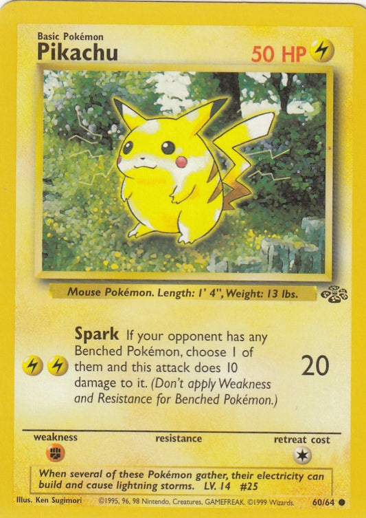 Pikachu 60/64 Jungle Set Unlimited