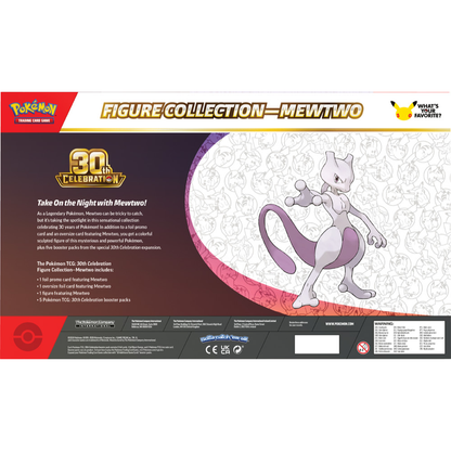Pokémon TCG - 30th Celebration Figure Collection - Mew / Mewtwo Assorted (Preorder)