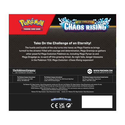 Pokémon TCG: Mega Evolution-Chaos Rising Booster Display Box (36 Packs) (PRE ORDER)