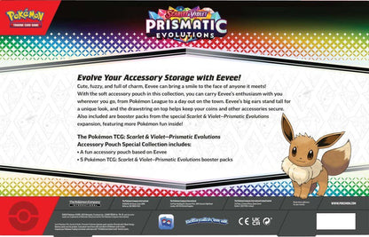 Pokemon TCG Scarlet & Violet 8.5 
Prismatic Evolutions Accessory Pouch