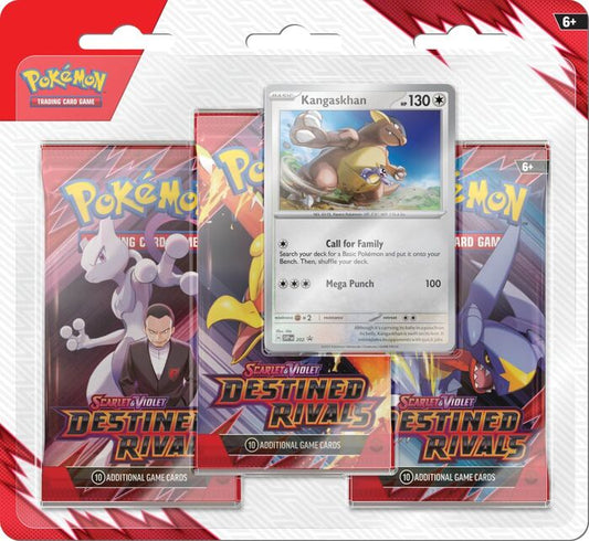 Pokemon TCG Scarlet & Violet: Destined Rivals Three Booster Blister [PRE ORDER]