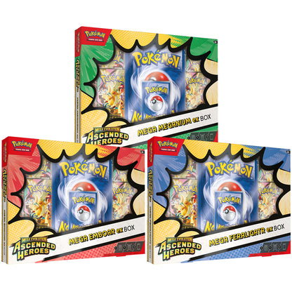 Pokémon TCG - Mega Evolution - Ascended Heroes Mega ex Box (Assorted) (Pre Order)