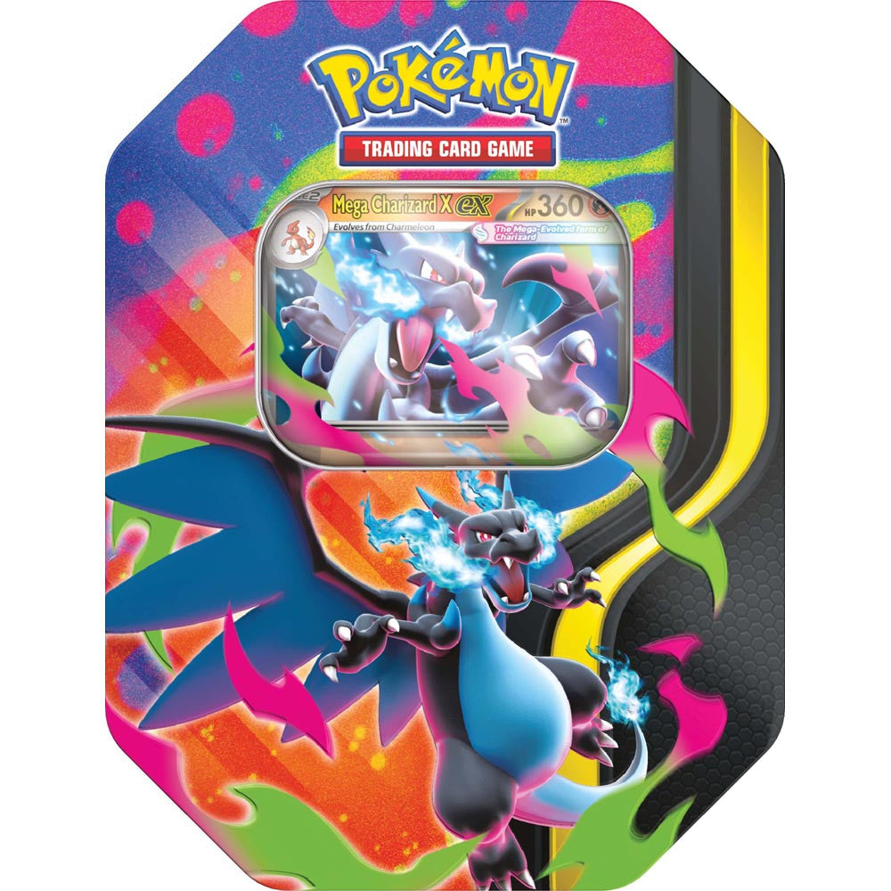 Pokemon TCG Mega Charizard ex Tins