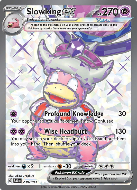 Slowking ex 238/193 Ultra Rare Paldea Evolved