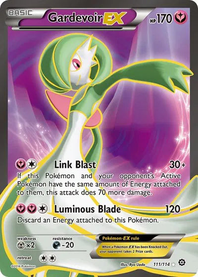 Gardevoir EX 111/114 Holo Rare- Steam Siege