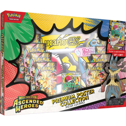 Pokémon TCG: Mega Evolution - Ascended Heroes Premium Poster Collection Box (Assorted) (Pre Order)