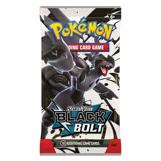 Pokemon Scarlet & Violet: Black Bolt Booster Pack * PRE ORDER* (5 Pack Limit)