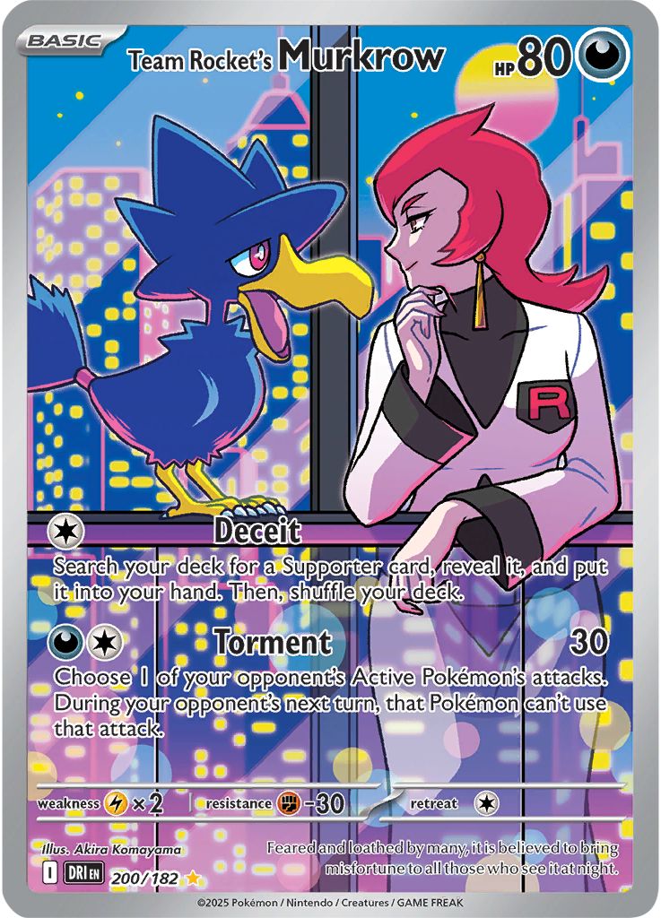 Team Rocket's Murkrow 200/182 - Destined Rivals