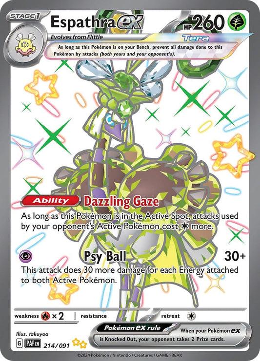 Espathra EX 214/091 SV Paldean Fates