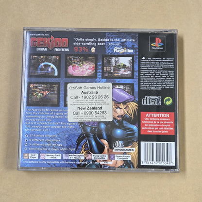 Gekido Urban Fighters - Sony Playstation 1 / PS1 Game PAL