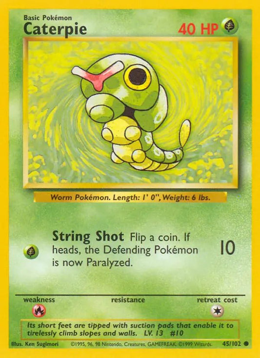 Caterpie (45/102) [Base Set Unlimited]