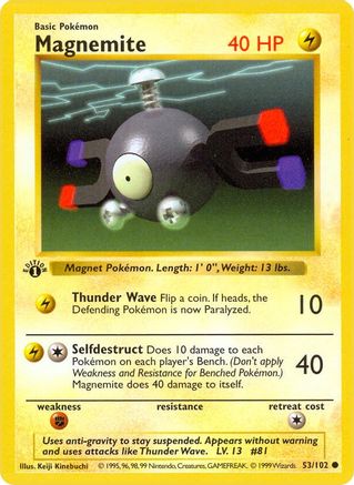 Magnemite (53/102) [Base Set Unlimited]