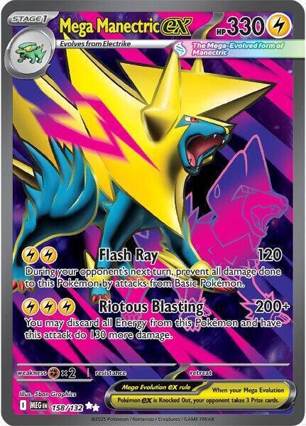 Mega Manectric ex (158/132) Ultra Rare