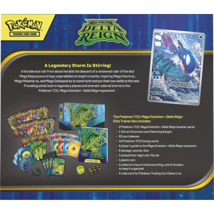 Pokemon TCG: Mega Evolution ME06 - Delta Reign Elite Trainer Box (Pre Order)