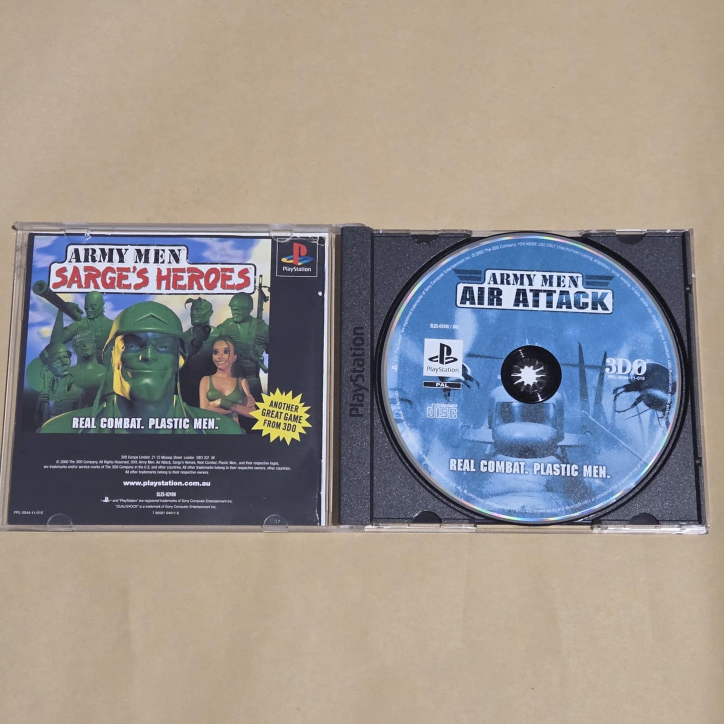 Army Men Air Attack Sony PlayStation 1 PS1 Game PAL Complete