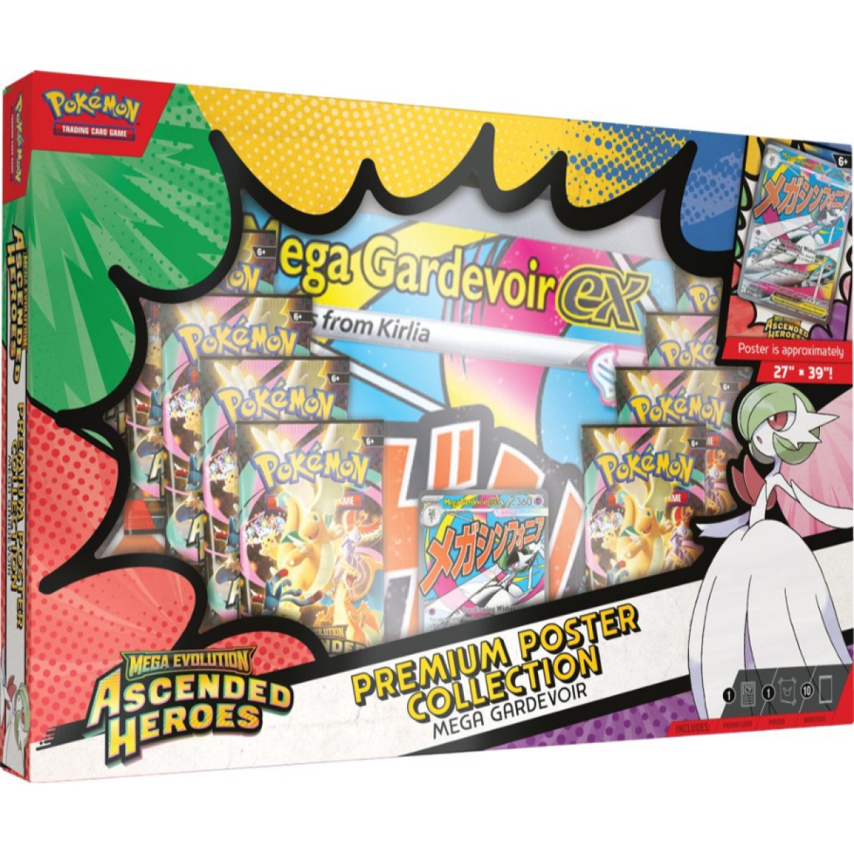 Pokémon TCG: Mega Evolution - Ascended Heroes Premium Poster Collection Box (Assorted) (Pre Order)