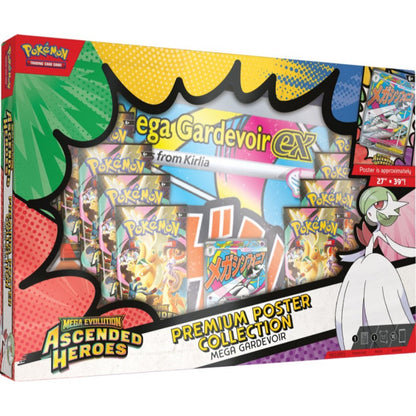 Pokémon TCG: Mega Evolution - Ascended Heroes Premium Poster Collection Box (Assorted) (Pre Order)