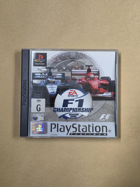 F1 Championship Season 2000 PAL - Platinum PS1 - Playstation 1