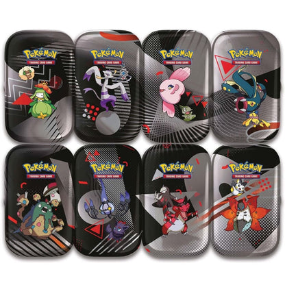 Pokemon TCG Black Bolt and White Flare Unova Mini Tin (Sealed Display 8 Tins)
