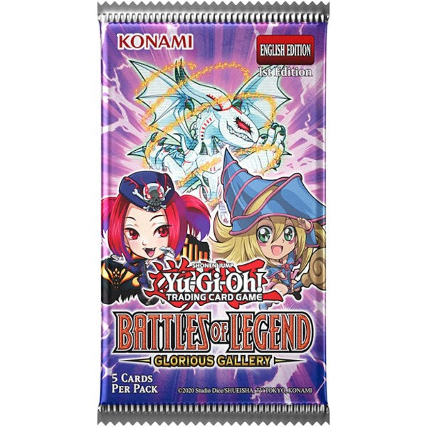 YuGiOh Battles of Legend Glorious Gallery Booster SEALED Box