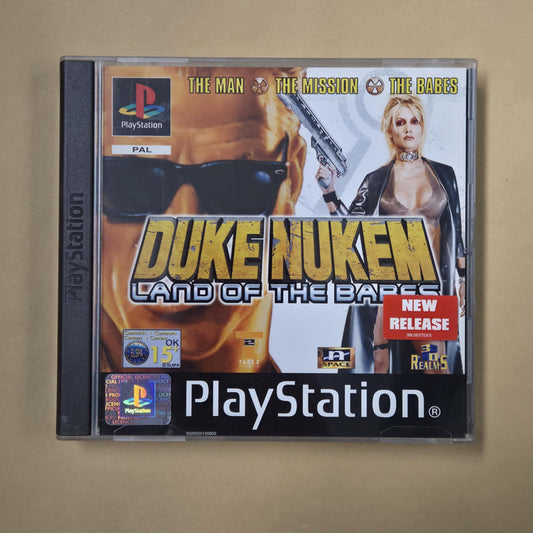 Duke Nukem: Land of the Babes - Sony Playstation 1 - PS1 Game Complete - PAL