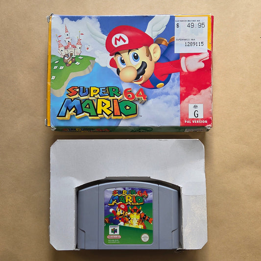 Super Mario 64 Nintendo 64 Boxed AUS PAL (No Manual)